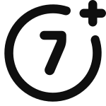 Age 7 SVG Icon